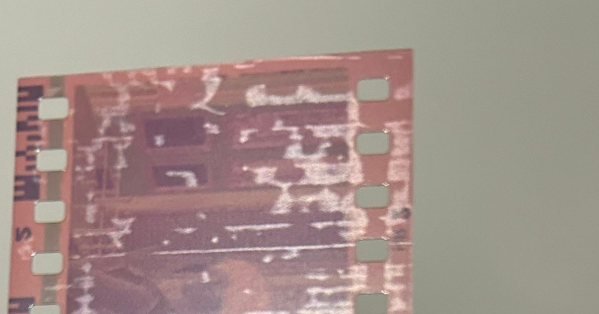 Real damaged 35mm negative strip used to evaluate Project Halide